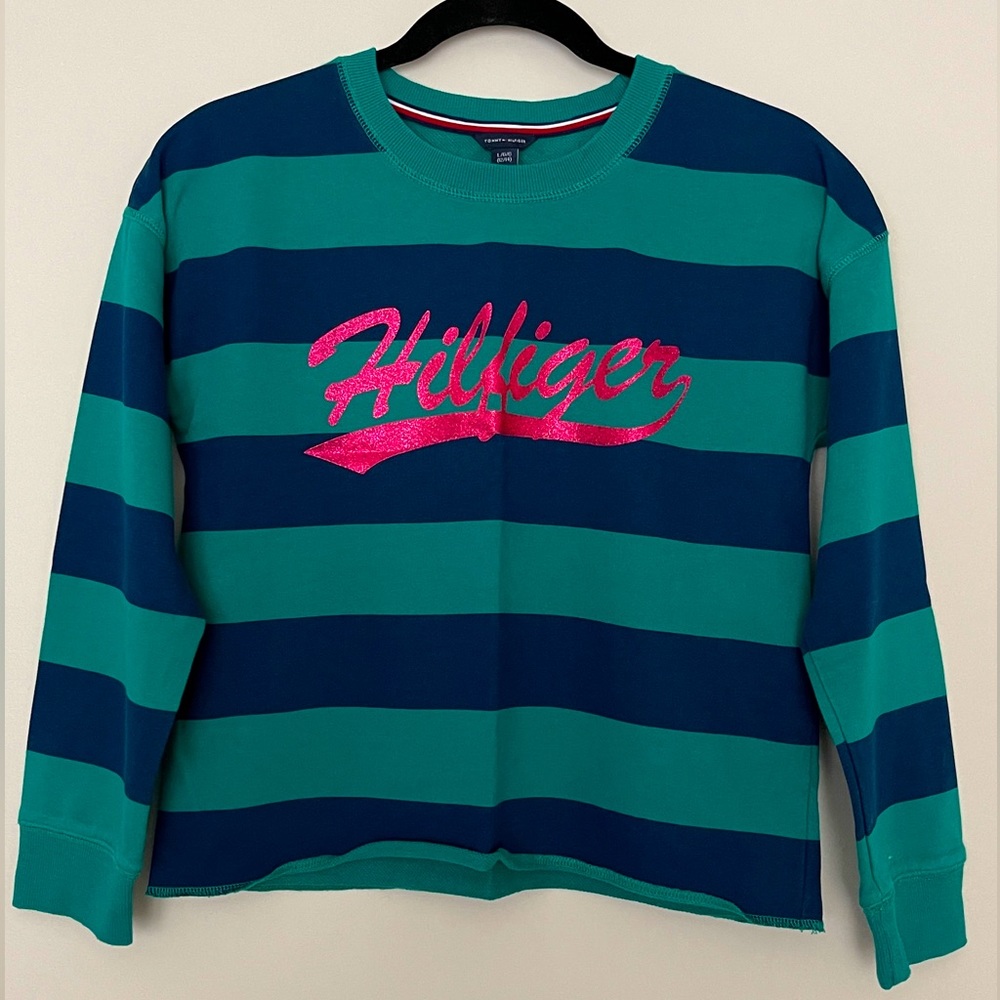 Tommy Hilfiger Striped LongSleeve Youth Size L 12/14